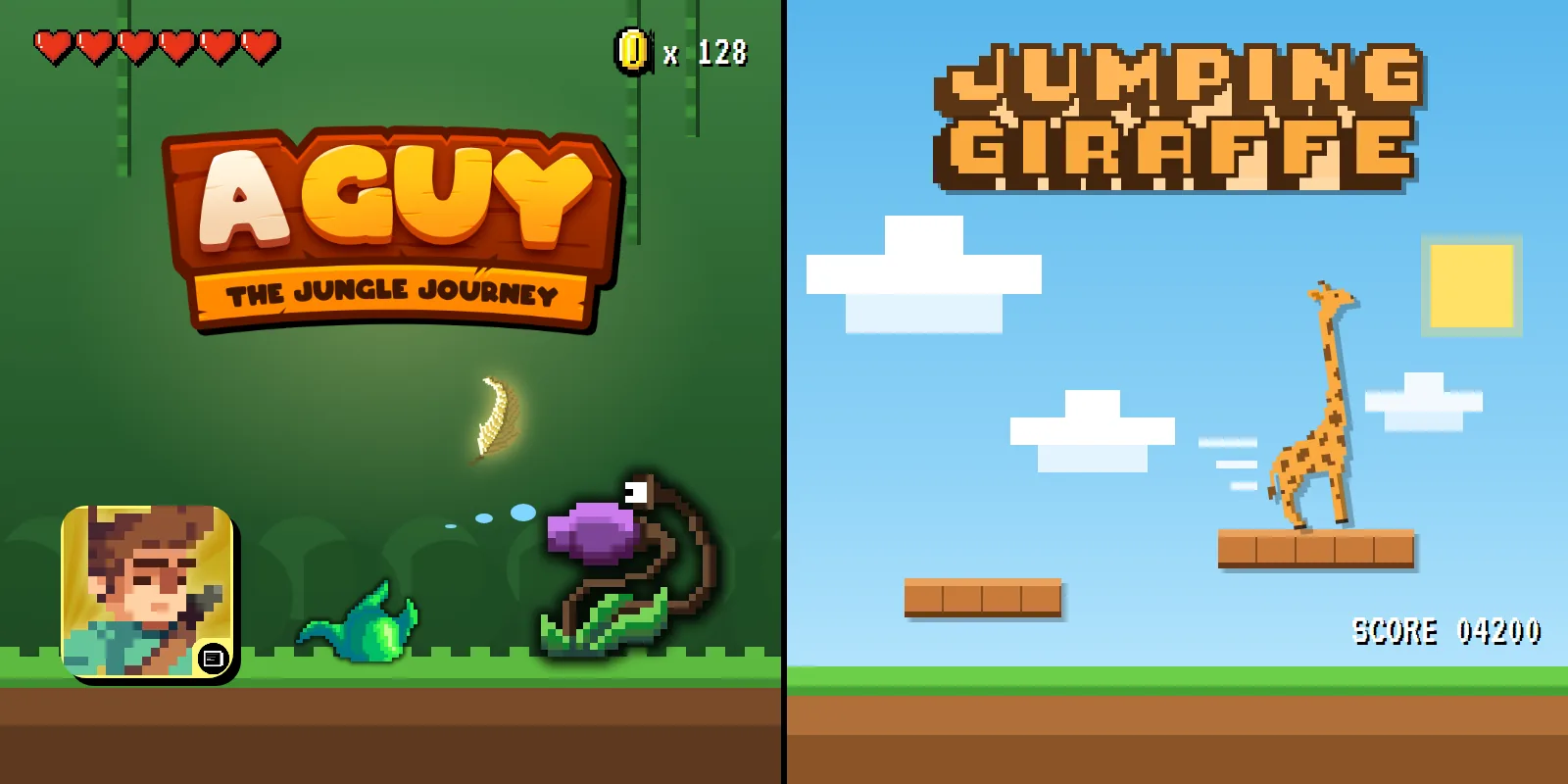 A GUY: The Jungle Journey y Jumping Giraffe, dos de mis juegos para móvil